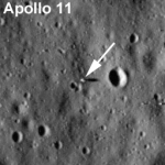 Место посадки "Аполлон-11" (LRO, сентябрь 2009 г)